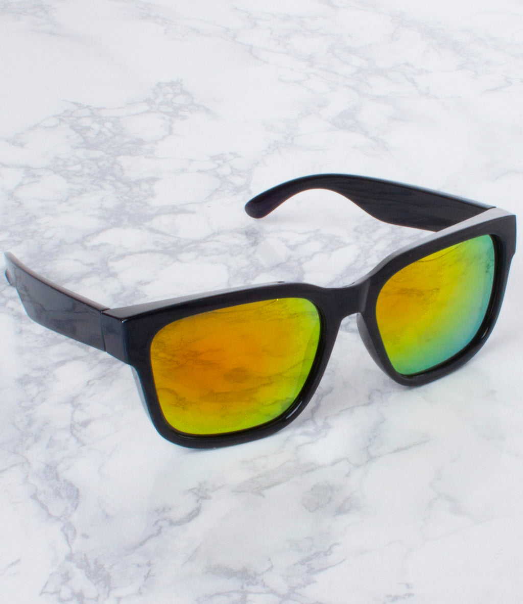 Wholesale Polarized Sunglasses - P110POL/RV/BK - Pack of 12