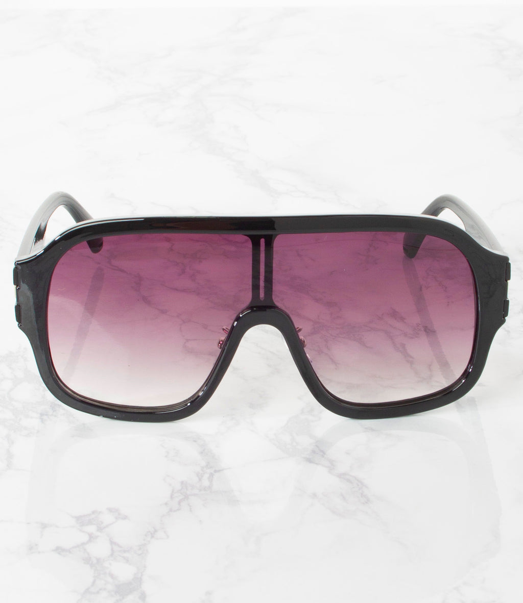 Single Color Sunglasses - P20419AP/MC-BLACK - Pack of 6 - $3.50/piece