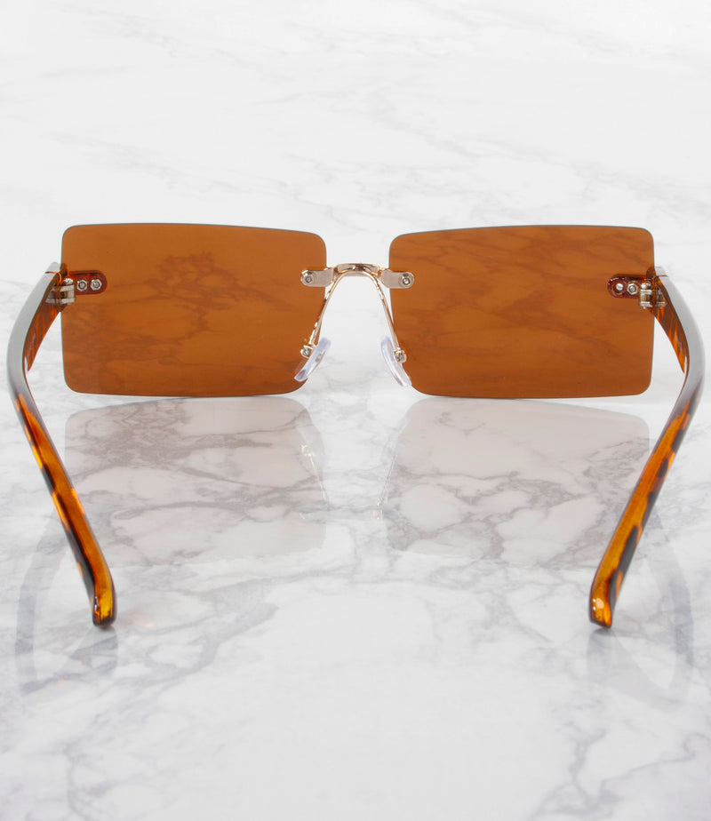 Single Color Sunglasses - P21458AP-TORT- Pack of 6 - $3.75/piece
