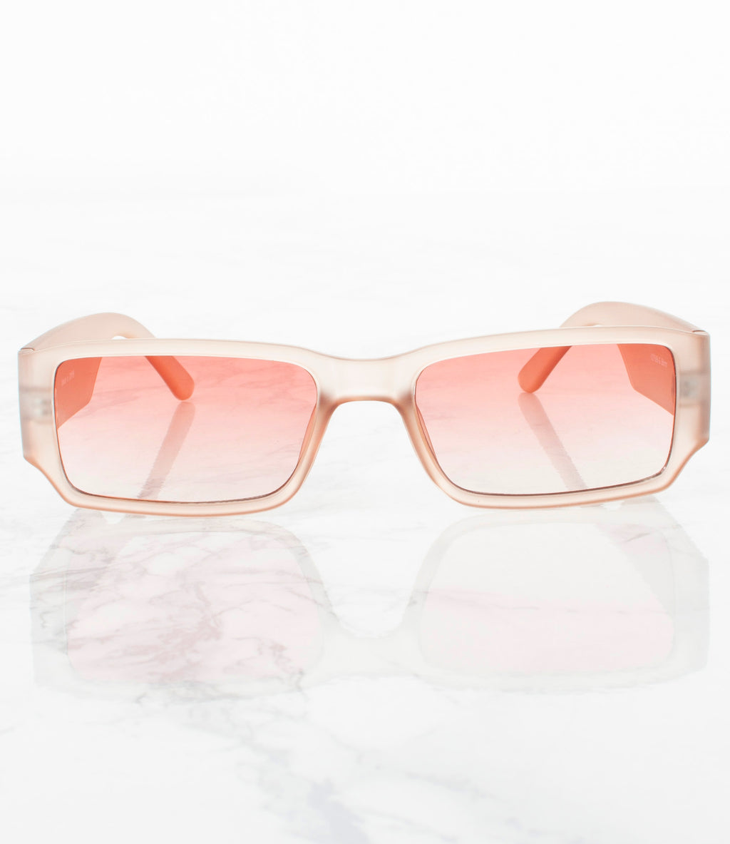 Wholesale Single Color Sunglasses - P27588SD/CP/PINK - Pack of 6