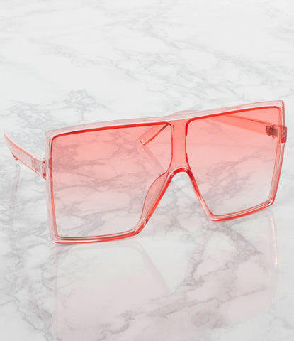 Single Color Sunglasses - P21077SD/RV-BLACK - Pack of 6 - $3.5/piece