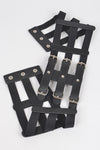 6558  Black Silver - Pack of 6
