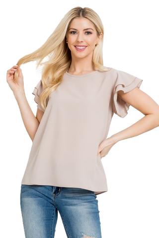 Ivory Long Sleeve Backless Top - Pack of 6