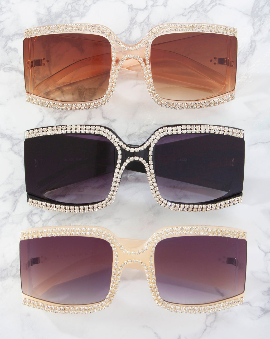 Wholesale Rhinestone Sunglasses - RS10018AP - Pack of 12