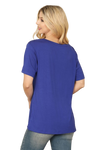 Box Scoop Neck Short Sleeve Tee Bright Royal - Pack of 6