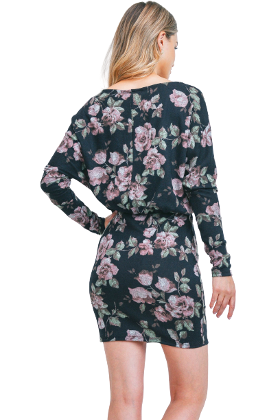 Black Floral Dress - Pack of 6