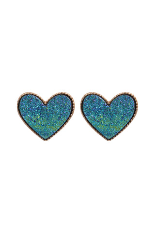Volleyball Gameday Leather Glitter Drop Earrings - Pack of 6
