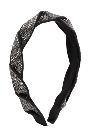Knitted Knot Headband Hair Accessories Black - Pack of 6