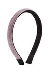 Embellished Rhinestone Rope Ribbon Headband Hematite  - Pack of 6