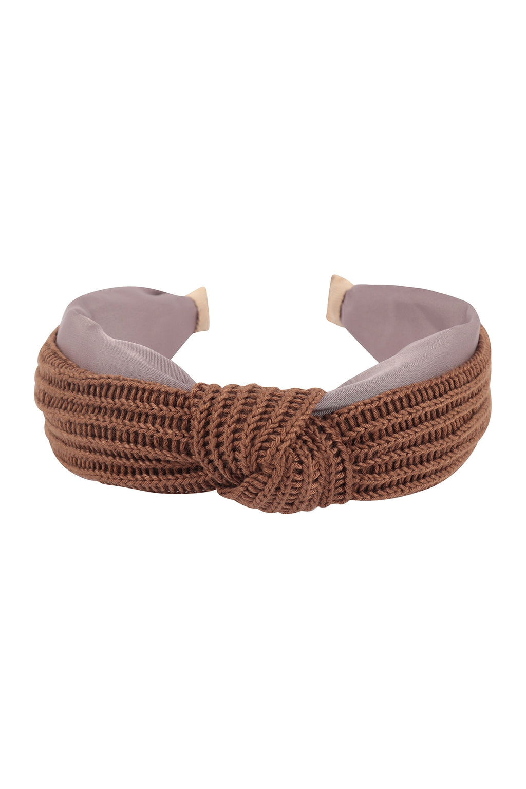 Knitted Knot Headband Hair Accessories Brown - Pack of 6