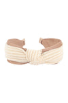 Knitted Knot Headband Hair Accessories Natural - Pack of 6