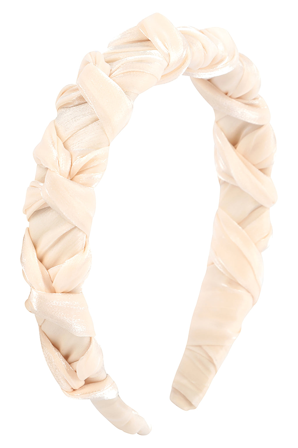 Braided Knot Leather Headband Hair Accessories Natural - Pack of 6