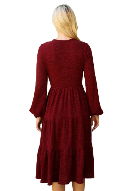 knee length dresses for ladies KIDPIK Girls Long Sleeve Floral Chiffon Ruffle Peasant Dress, Size: 2T main image 0