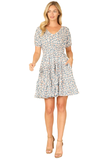 Wholesale Black Floral Dress