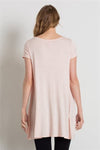 Cap Sleeve Solid Dresses Blush - Pack of 6