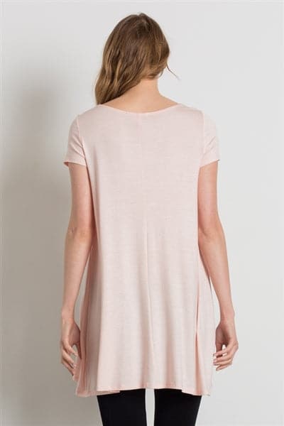 Cap Sleeve Solid Dresses Blush - Pack of 6