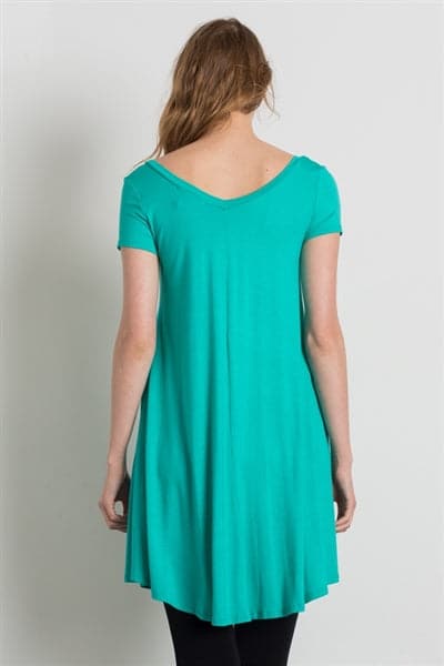 Cap Sleeve Solid Dresses Mint - Pack of 6