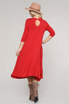3/4 Sleeve Relaxed Fit Dress Ginger - Pack of 6