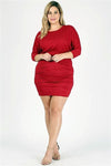 Plus Size Koshibo Midi-Dresses Black - Pack of 6