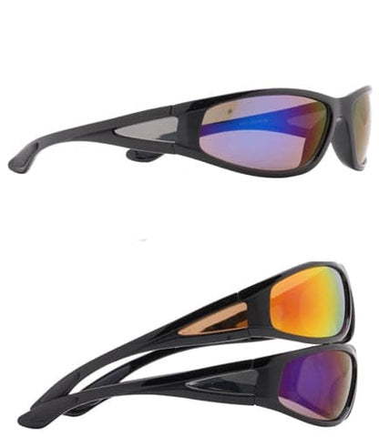 PC025CL/CLM/BK - Biker Sunglasses - Pack of 12