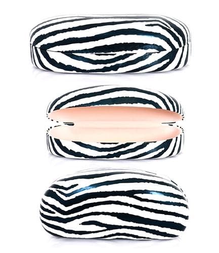 SUNGLASS CASES ZEBRA PRINT 12