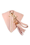 Light Pink Pyramid Leather Bag - Pack of 6