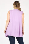 Plus Size Cardigan Sweater Vest Violet - Pack of 6