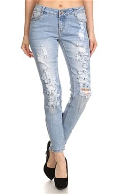 American Blue -Distressed Cotton Jeans - Pack of 12