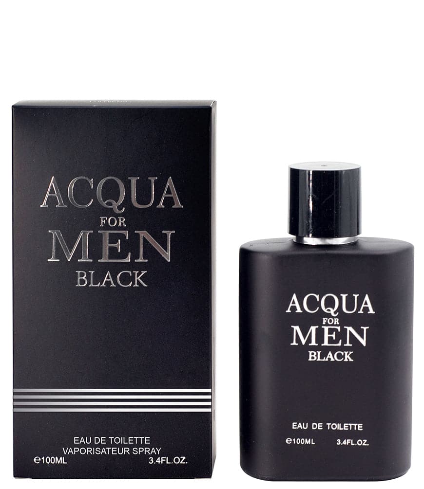 Acqua Black Men - Pack of 4