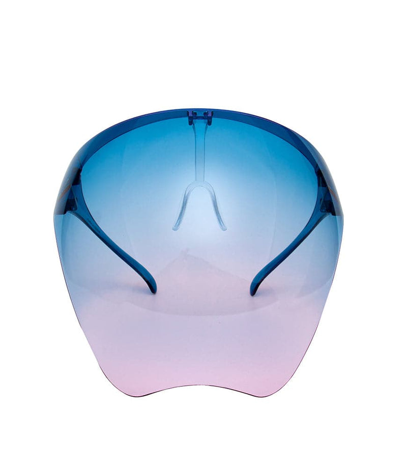 Face Shield Visor Blue to Pink - Pack of 7