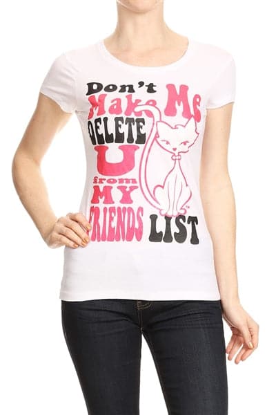Wholesale Women T-Shirts White - Pack of 6