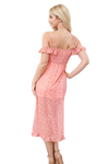 Coral Floral Dress -  Pack of 6