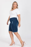 Plus Size Pull-on Super Stretch Distressed Bermuda Shorts - Pack of 6