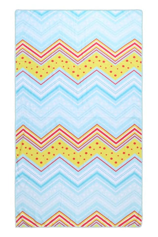 Llama, Cactua Round Tapestry Summer Beach Towel Blue - Pack of 1