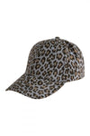 Gray Leopard Skin Printed Cap - Pack of 6