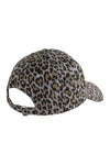Gray Leopard Skin Printed Cap - Pack of 6