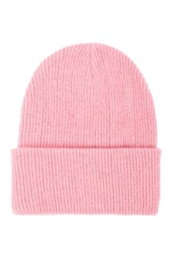 Plain And Simple Knitted Fashion Beanie Pink - Pack of 6