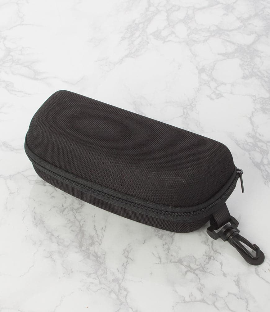 Black Hard Sunglass Zip Case - Pack of 12