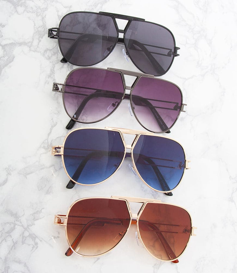 Aviator Sunglasses - M21404AP - Pack of 12 ($57 per Dozen)