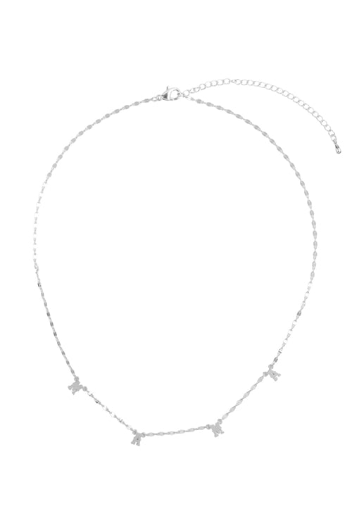 "Mama" Stationary Dainty Necklace Silver - Pack of 6