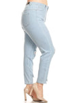 Plus Size Cropped Skinny Jeans - Pack of 6