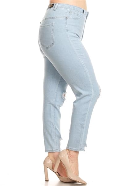 Plus Size Cropped Skinny Jeans - Pack of 6