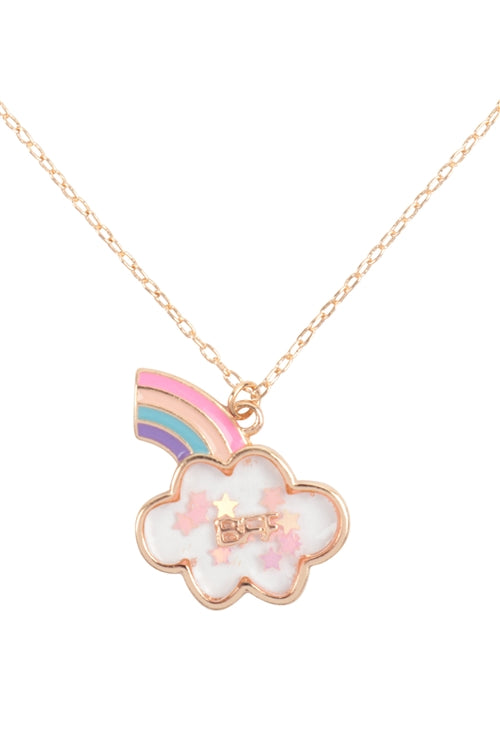 Cloud Cute BFF 2 Set Pendant Necklace Pink - Pack of 6