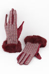 Soft Knit Smart Touch Gloves Coral - Pack of 6