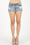 5 Pocket classic Hot Denim Shorts Black - Pack of 12