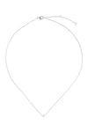 Pearl Dainty Minimalist Necklace Silver White - Pack of 6