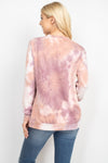 Purple French Terry Tie Dye Pullover with Pockets - Pack of 7