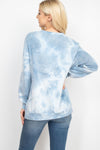 Teal French Terry Tie Dye Pullover with Pockets - Pack of 7