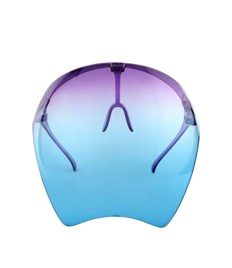 Face Shield Visor Purple to Blue - Pack of 7