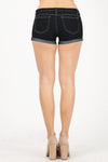 5 Pocket classic Hot Denim Shorts Black - Pack of 12